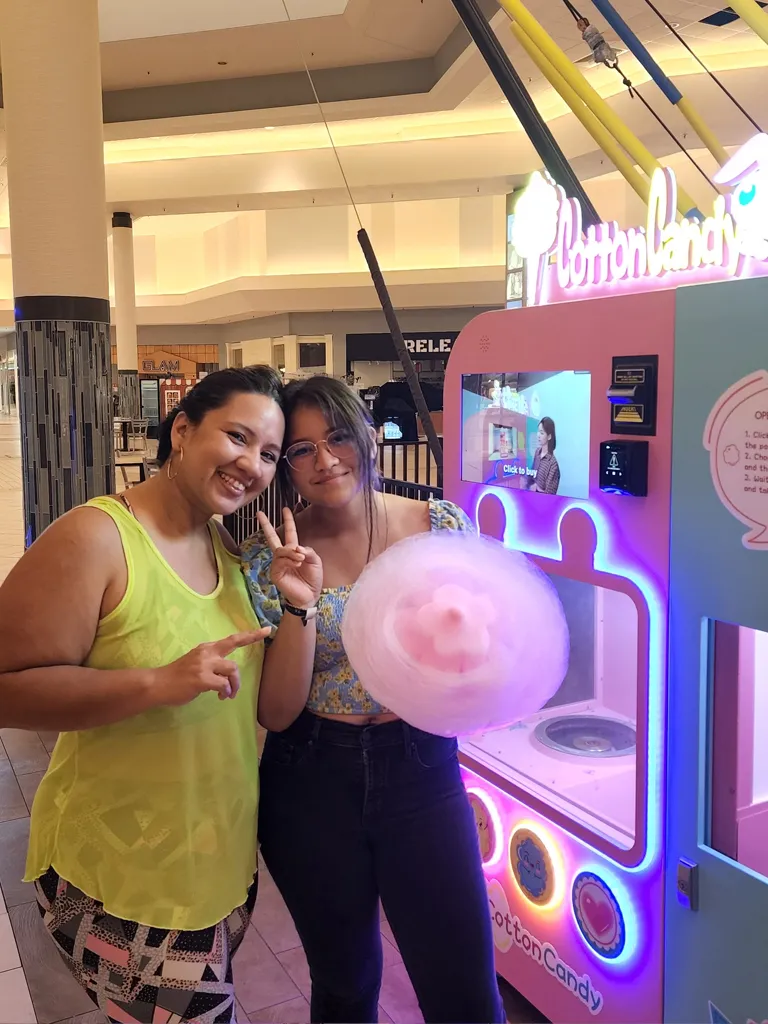 American cotton candy machine case