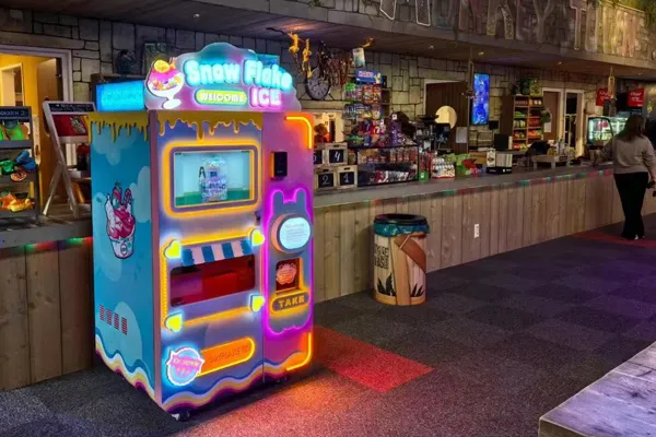 Snowflake Ice Vending Machine Customer Case - Hotel