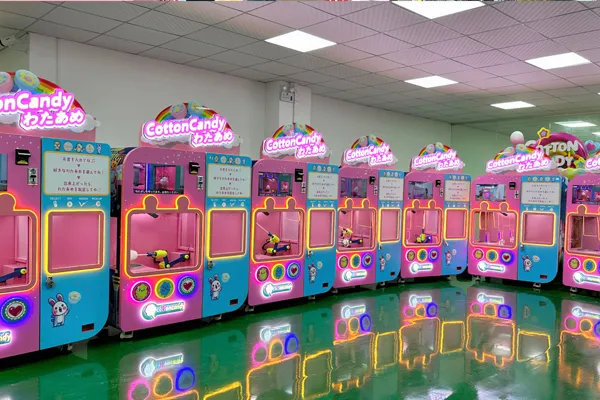 cotton candy vending machine customer case - OME