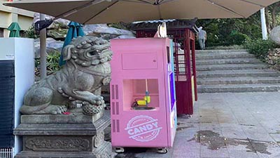 Cotton Candy Vending Machine