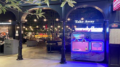 Cotton Candy Vending Machine